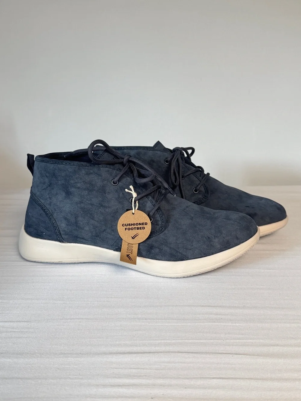 Men’s 11 William Rast Hawk Chukka Boots Navy Blue Casual Ankle Dress Shoes